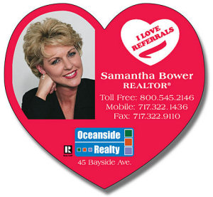 Promotional Magnets: Large Heart Magnets